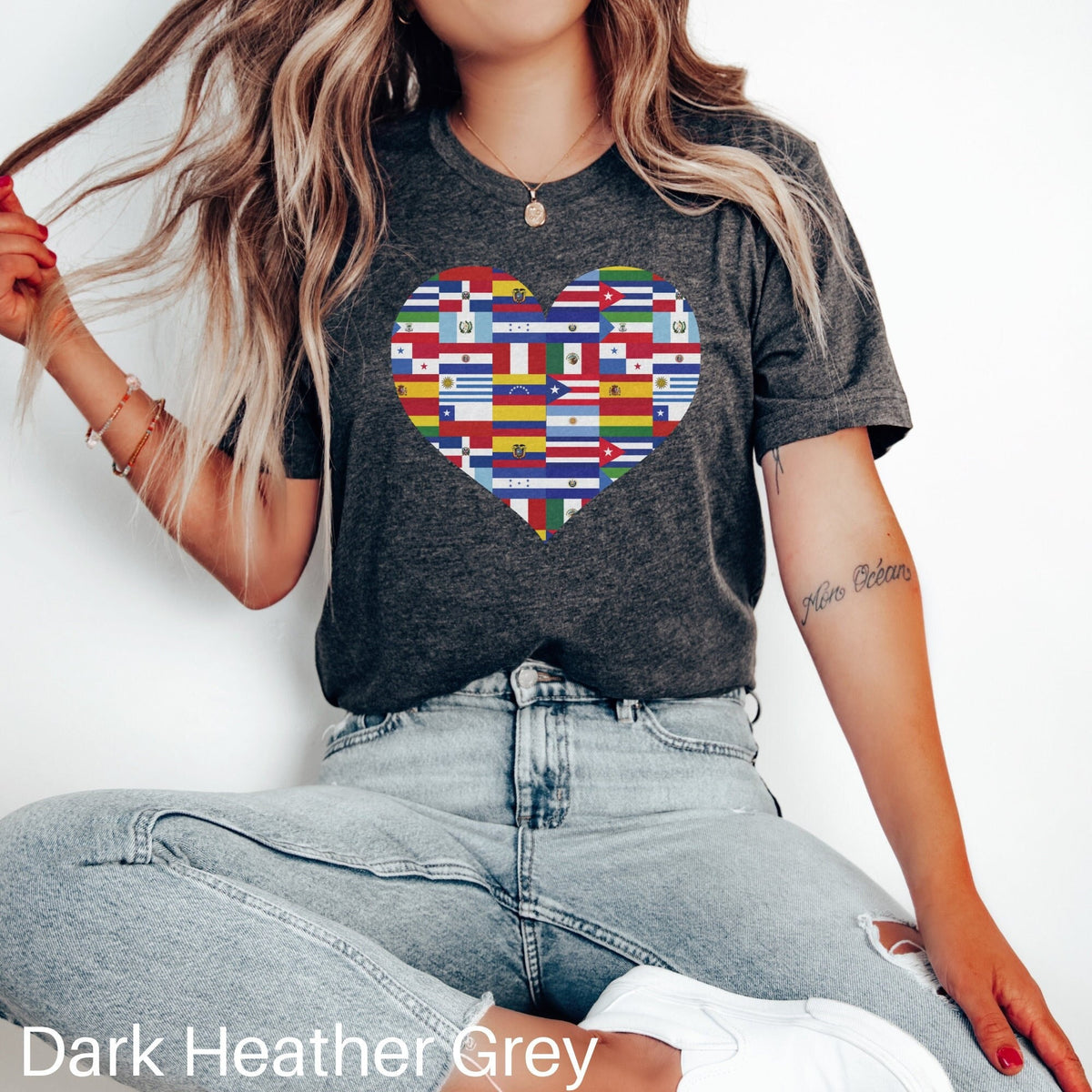 Hispanic Heritage Shirt Hispanic Heritage Month Tshirt Latino Heritage Latin America Flags Latin American Countries Shirt Latino Shirt Graphic Tee – Feel-Good Design · Top Pick For Any Outfit
