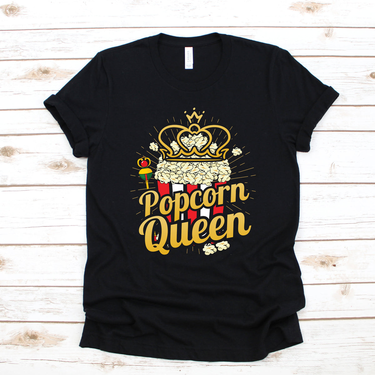 Popcorn Queen TShirt Hoodie Kids Tee Toddler Tee Tank Top Long Sleeve Sweatshirt Hoodie – Aesthetic Look · Perfect For Daily Wear
