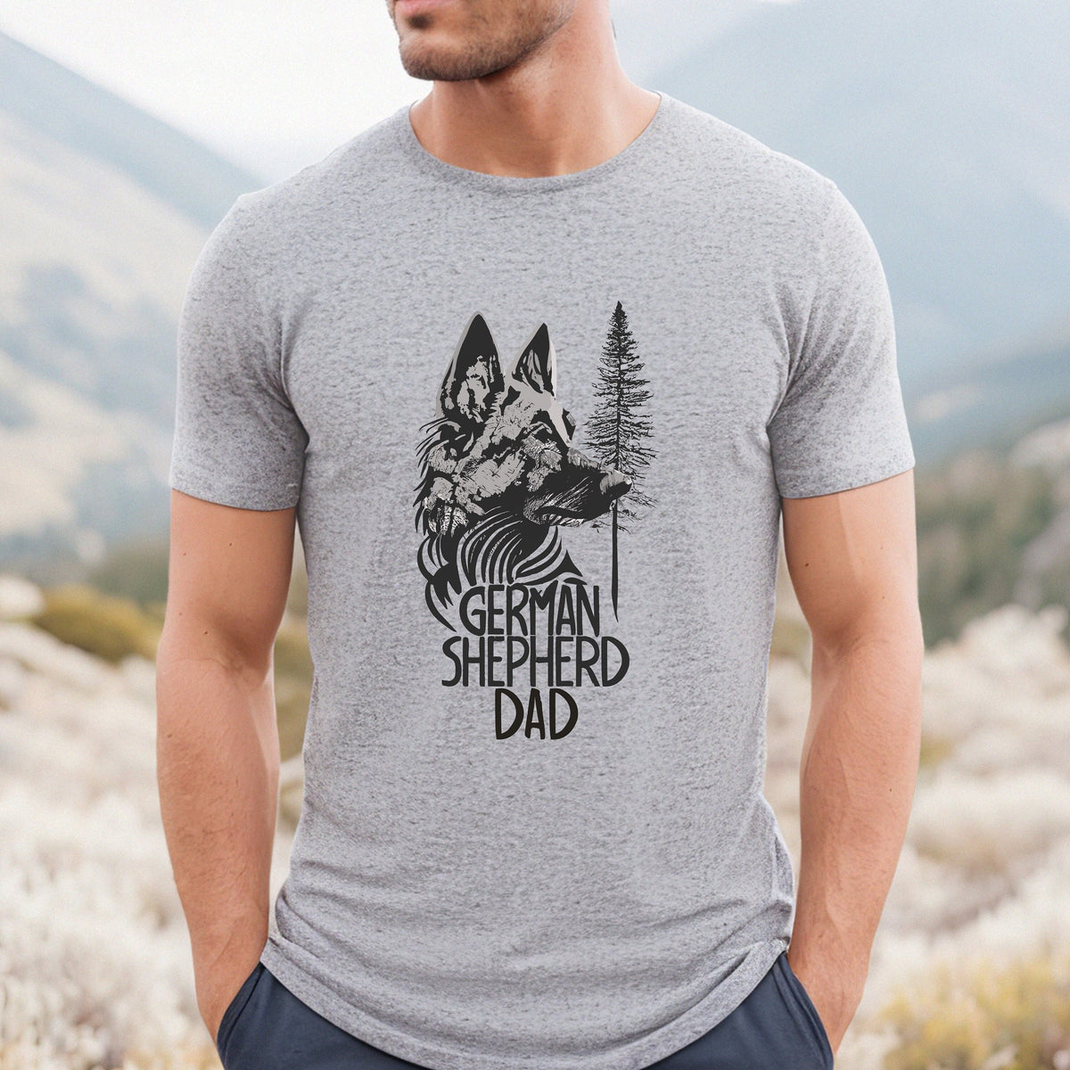 German Shepherd Dad Shirt German Shepherd Dog Shirt German Shepherd Gift Dog Lovers Tee German shepherd T shirt Custom Dog Dad Shirt Graphic Tee – Everyday Comfort · Top Pick For Any Outfit