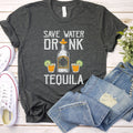 Save Water Drink Tequila Shirt Tequila Shirt Day Drinking Shirt Funny Tequila Shirt Margarita Shirt Alcohol Shirt Tequila Lover Gift Graphic Tee – Easygoing Wear · High-Quality Print