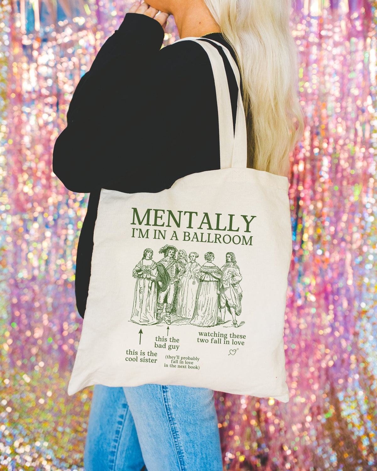 Funny Romance Reader Tote Bag for Book Lover Who Loves Historical Romance Novels Romance Writer Gift Silly Bookish Tote for Bookworm Tote Bag – Bold Style · Trending Graphic Apparel