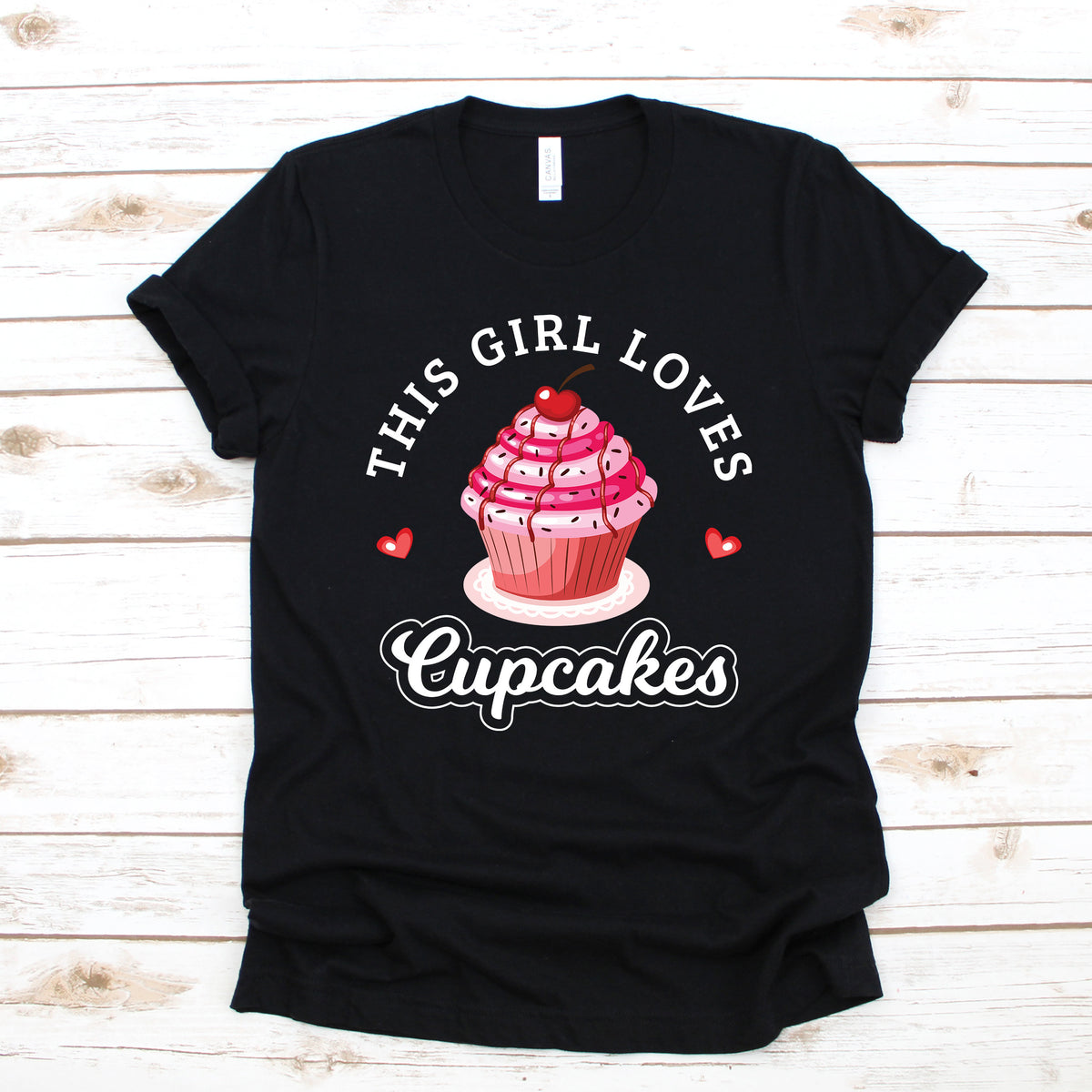 This Girl Loves Cupcakes TShirt Cupcake Girl Tee Hoodie Women39s Tee Kids Shirt Long Sleeve Tank Top Sweatshirt Hoodie – Aesthetic Look · High-Quality Print