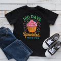 100th Day of School Cupcake TShirt Kids Shirt Toddler Tee Cute 100 Days Sprinkles Graphic Tee – Everyday Comfort · Great Gift For Fans