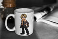Resident Evil 4 Cute Chibi Leon Scott Kennedy 11oz White Glossy Mug Perfect Gift for Gamers and Resident Evil Fans Graphic Tee – Feel-Good Design · Perfect For Daily Wear