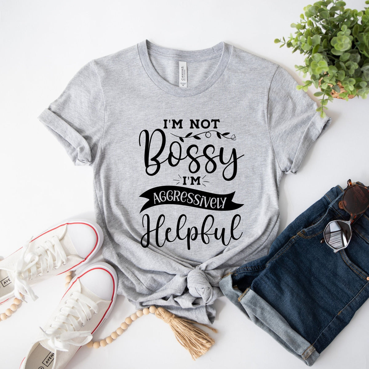 I39m Not Bossy I39m Aggressively Helpful Sassy Shirt Girl Power Shirt Funny Shirt Sarcastic Shirt Sarcasm Shirt Attitude Shirt Sassy Tee Graphic Tee – Cozy Vibes · Great Gift For Fans