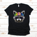 Hippie Raccoon TShirt Hippie Peace Hoodie Women39s Tee Kids Shirt Long Sleeve Sweatshirt Tank Top Toddler Tee Hoodie – Easygoing Wear · Perfect For Daily Wear