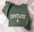 Upstate Crewneck Sweatshirt New York Pullover Souvenir Gifts Sweatshirt – Warm & Stylish · Trending Graphic Apparel