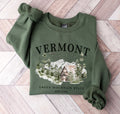 Unisex Vermont Green Mountain State Crewneck Sweatshirt Vermont Pullover Gift Sweatshirt – Cozy Vibes · Top Pick For Any Outfit