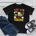 This Kid Loves Trains Kids TShirt Cute Train Toddler Shirt Baby Bodysuit Kids Hoodie Hoodie – Everyday Comfort · Perfect For Daily Wear