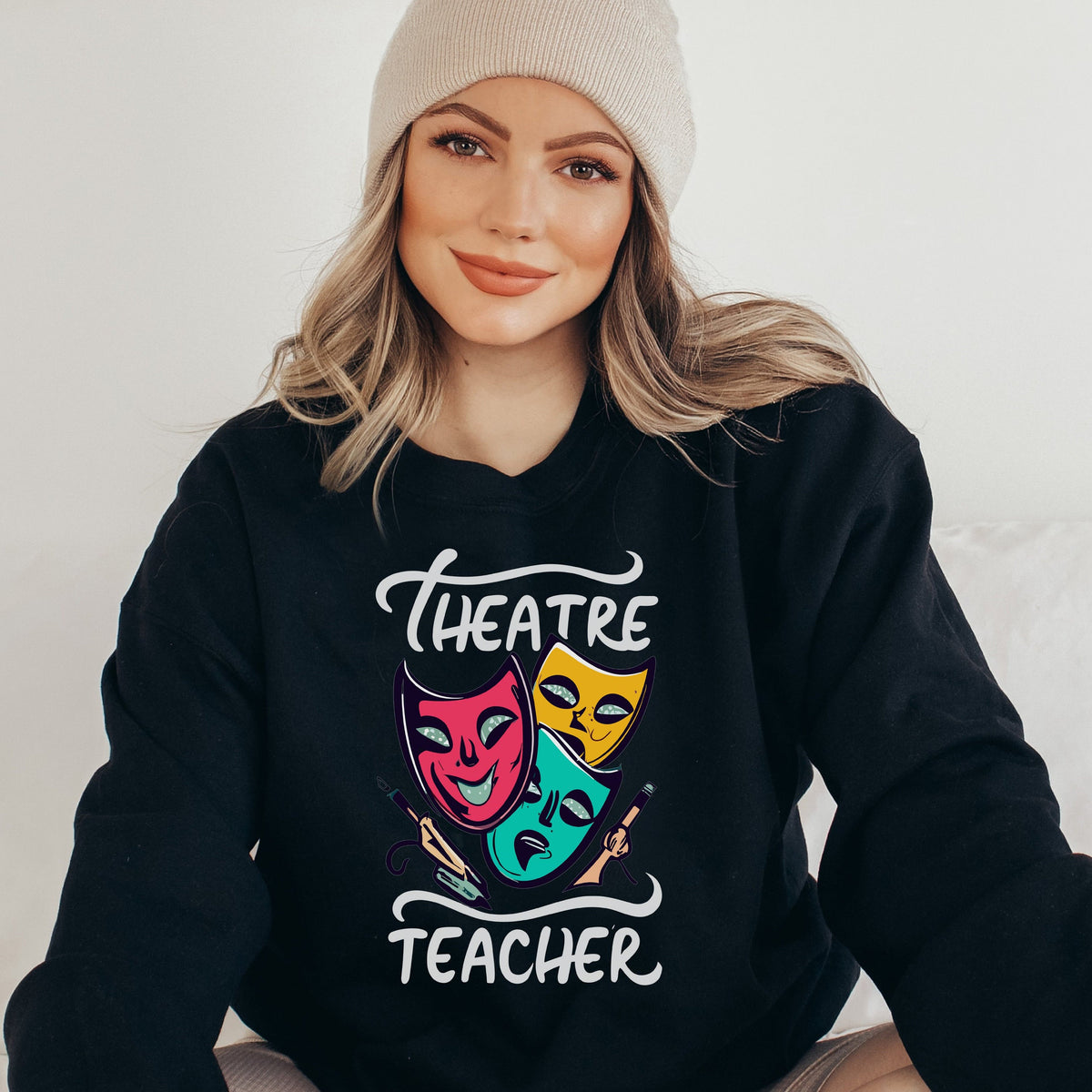 Theatre Teacher sweatshirt Drama Teacher sweatshirt Theater Teacher appreciation gift Theatre Teacher Gifts Funny Drama Teacher Shirt Sweatshirt – Easygoing Wear · Top Pick For Any Outfit