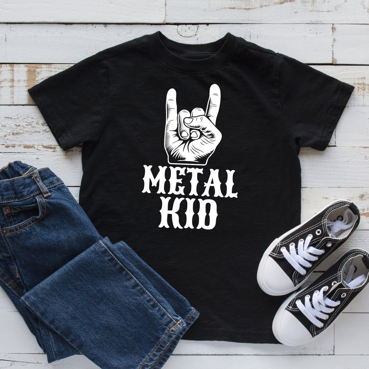 Metal Kid TShirt Kids Hoodie Toddler Shirt Baby Bodysuit Rock Music Child Heavy Metal Youth Hoodie – Aesthetic Look · Trending Graphic Apparel
