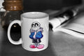 Undertale Sans 11oz White Glossy Mug Perfect Gift for Gamers and Undertale Fans Graphic Tee – Easygoing Wear · Must-Have Style