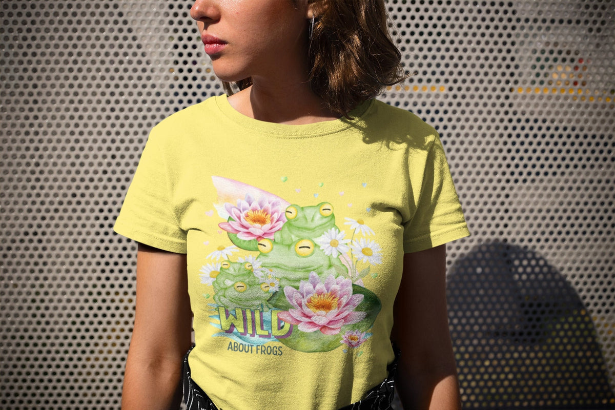 Nostalgic Frog TShirt with Whimsical Aesthetic Funny Frog Lover Tee with Flowers Cute and Weird Goblincore Frog Gift for Animal Lover Graphic Tee – Feel-Good Design · Great Gift For Fans