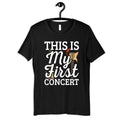 First Concert TShirt 1st Concert Tee Guitar Hoodie First Show Long Sleeve Premiere Event Tank Top Hoodie – Premium Graphic · High-Quality Print