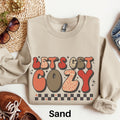 Let39s Get Cozy Sweatshirt Cozy Season Sweater Thanksgiving Sweatshirt Cute Fall Shirt Fall Season Sweater Womens Fall Sweatshirt Sweatshirt – Soft Feel · Top Pick For Any Outfit