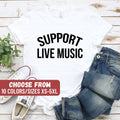 Music Shirt Music Gift Concert Shirt Festival Shirt Music Lover Shirt Bands Shirt Music Concert Shirt Support Live Music TShirt Graphic Tee – Soft Feel · Must-Have Style