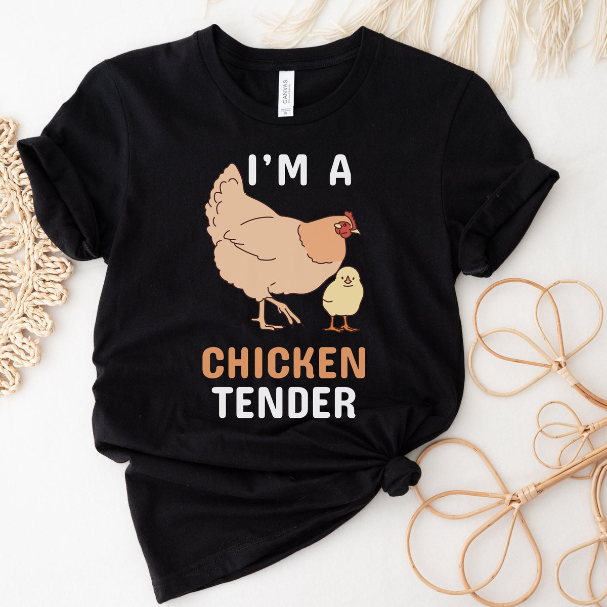 I39m a Chicken Tender Shirt Chicken Shirt Farmer Shirt Egg Shirt Farm Girl Shirt Farm Life Shirt Support Your Local Egg Farmer Graphic Tee – Easygoing Wear · Must-Have Style