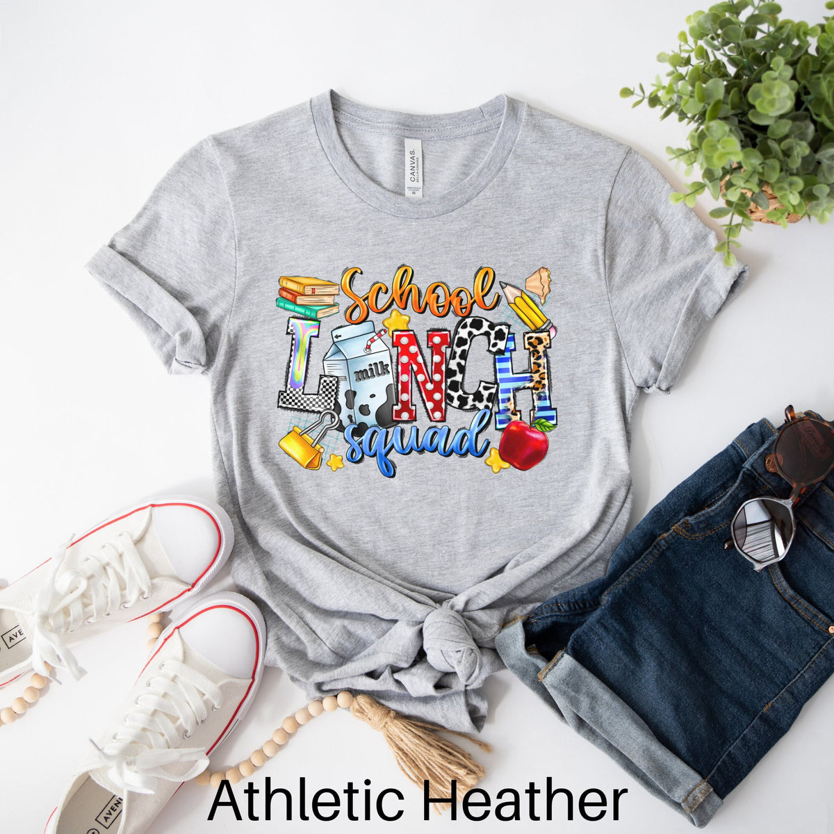 School Lunch Squad Shirt Lunch Lady Shirt Cafeteria Worker Shirt Lunch Lady Gift School Staff Shirt Cafeteria Crew Shirt Lunch Crew Graphic Tee – Soft Feel · Great Gift For Fans