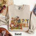 Happy Fall Sweatshirt Fall Leaves Sweater Cute Fall Shirt Fall Season Sweater Womens Autumn Sweatshirt Fall Lover Gift Autumn Lover Sweatshirt – Bold Style · Great Gift For Fans