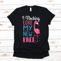 Funny New Knee Surgery TShirt Flamingo Knee Replacement Hoodies Women Tees Long Sleeve Tank Top Sweatshirts Hoodie – Easygoing Wear · Great Gift For Fans