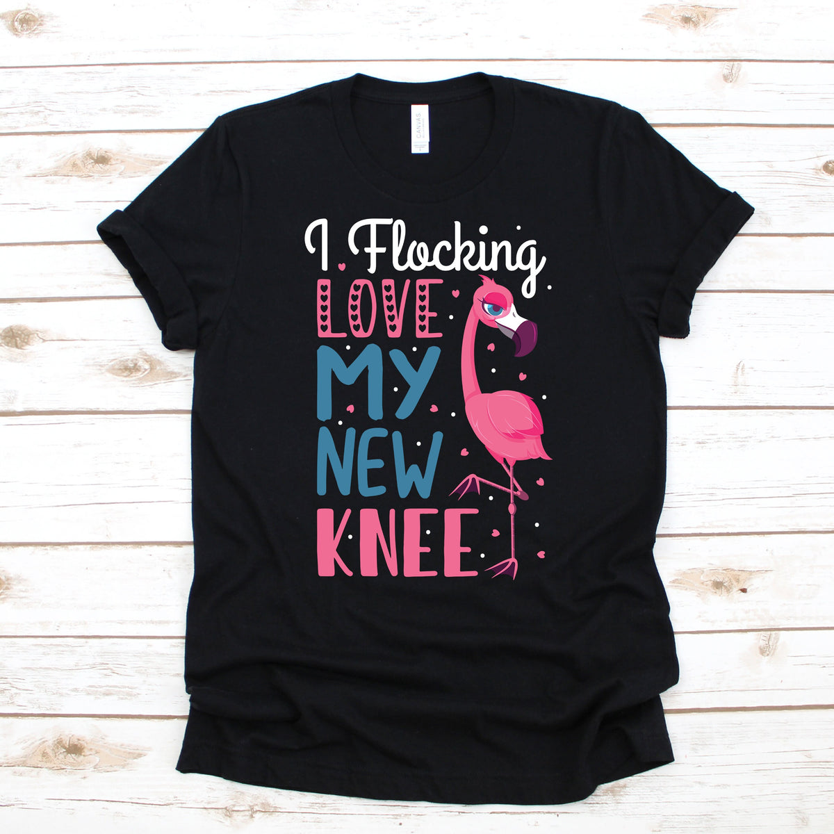 Funny New Knee Surgery TShirt Flamingo Knee Replacement Hoodies Women Tees Long Sleeve Tank Top Sweatshirts Hoodie – Easygoing Wear · Great Gift For Fans