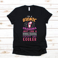 Bionic Grandma TShirt Knee Replacement Tee Recovery Hoodie Surgery Long Sleeve New Knee Tank Top Rehabilitation Sweatshirt Hoodie – Soft Feel · Perfect For Daily Wear