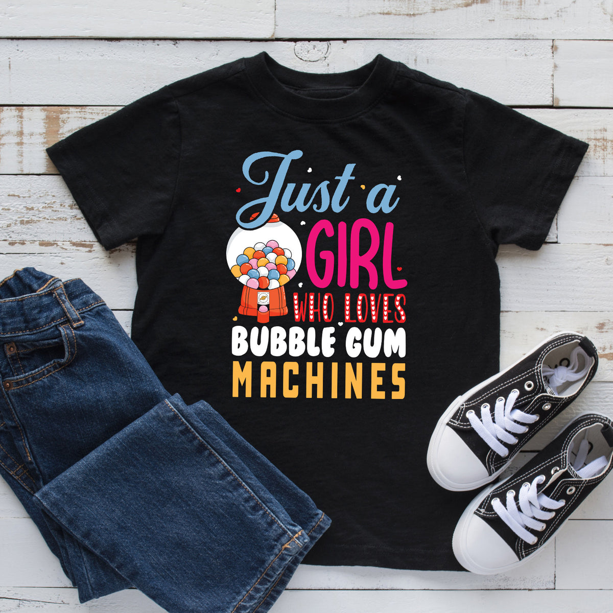 Bubble Gum Machine TShirt Kids Shirt Toddler Tee Kids Hoodie Sweet Gum Tee Girl39s Apparel Fun Candy Top Youth Clothes Hoodie – Premium Graphic · Perfect For Daily Wear