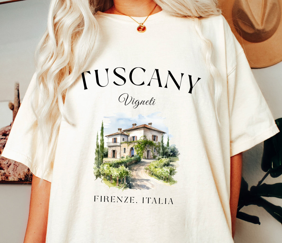 Tuscany Italia Tee Shirt Wine Gift Florence Italy Lover Tshirt Graphic Tee – Fan Favorite · Great Gift For Fans
