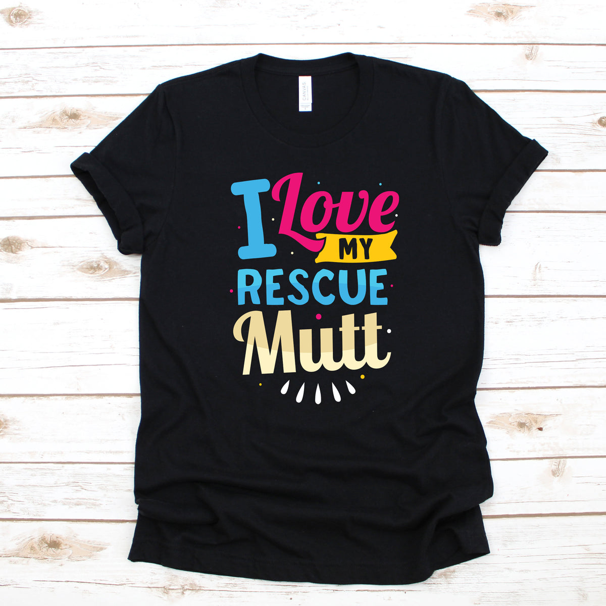 I Love My Rescue Mutt TShirt Womens Tee Hoodie Kids Tee Tank Top Sweatshirt Long Sleeve Toddler Shirt Hoodie – Aesthetic Look · Trending Graphic Apparel
