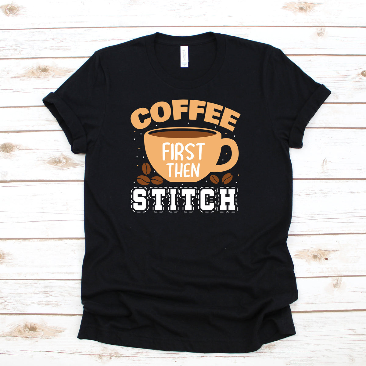 Coffee Then Stitch TShirt Hoodie Women39s Tee Long Sleeve Tank Top Sweatshirt Hoodie – Feel-Good Design · Perfect For Daily Wear
