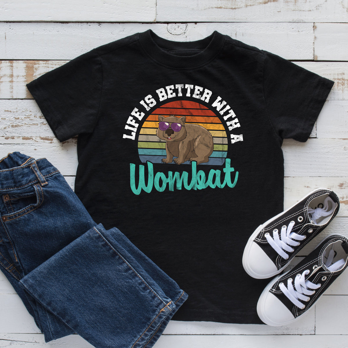Cute Wombat Kids TShirt Toddler Tee Shirt Kids Hoodie Life Is Better With A Wombat Hoodie – Cozy Vibes · Top Pick For Any Outfit