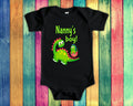 Nanny39s Boy Cute Grandma Name Dinosaur Baby Bodysuit Tshirt or Toddler Shirt for Special Grandmother Gift or Pregnancy Reveal Announcement Graphic Tee – Soft Feel · Perfect For Daily Wear
