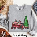 Tractor Christmas Sweatshirt Farm Christmas Sweater Farmer Gift Tractor Lover Shirt Farmer Christmas Western Small Town Christmas Sweatshirt – Aesthetic Look · Perfect For Daily Wear