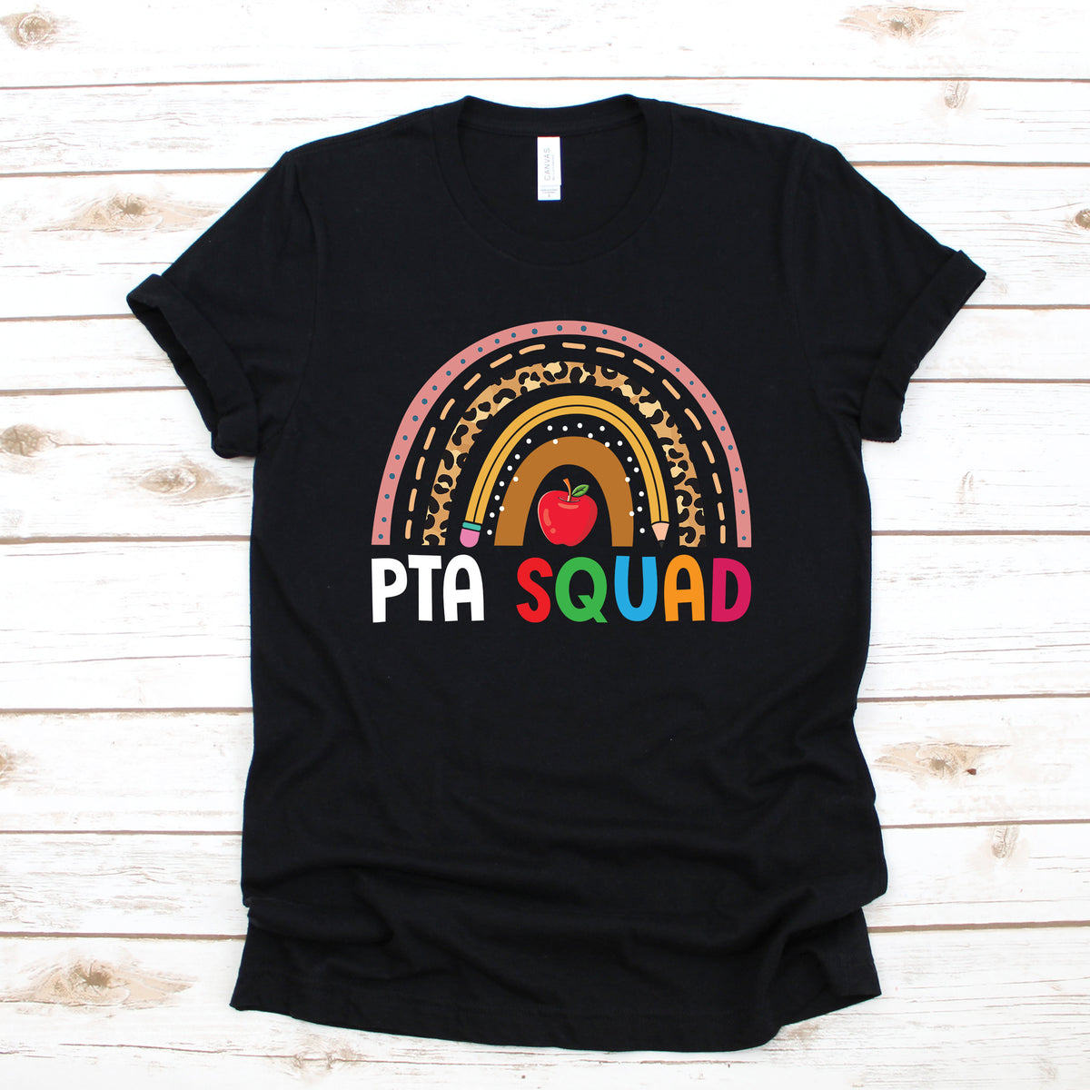 PTA Squad Rainbow TShirt Hoodie Women39s Tee Long Sleeve Tank Top Sweatshirt Hoodie – Cozy Vibes · Trending Graphic Apparel