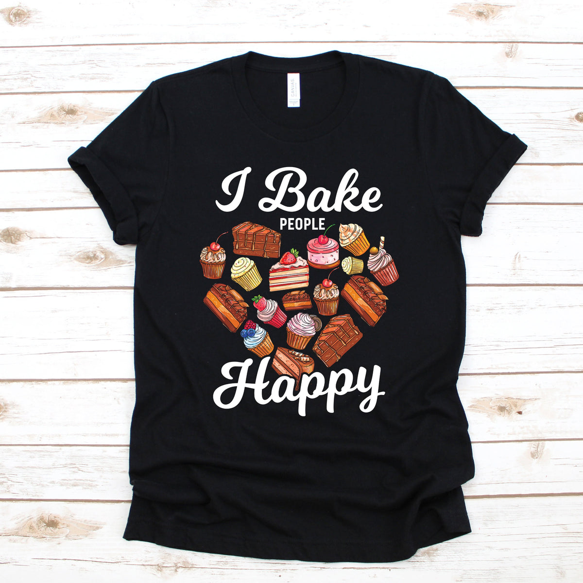 I Bake People Happy TShirt Funny Baking Hoodie Women39s Tee Kids Shirt Long Sleeve Tank Top Sweatshirt Hoodie – Fan Favorite · Must-Have Style
