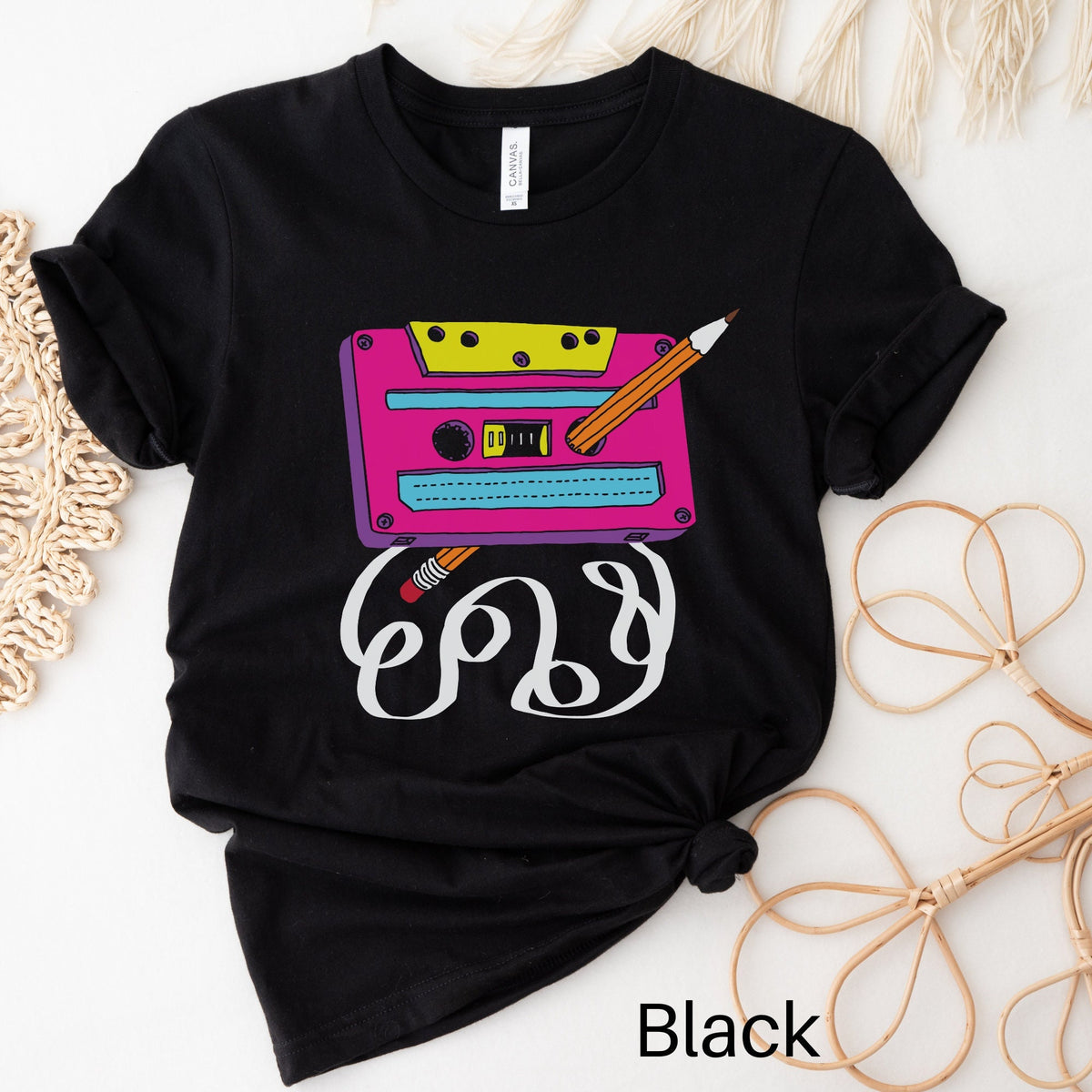 Cassette Tape Shirt Old School Shirt Vintage Cassette Retro Music Shirt Music Lover Shirt Retro Cassette Mixtape Shirt Cassette Shirt Graphic Tee – Warm & Stylish · Must-Have Style