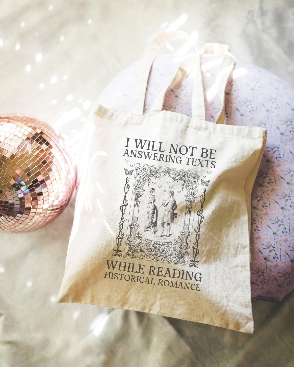 Romance Reader Tote Bag Silly Historical Romance Tote for Library Gift for Bookworm Who Loves Historical Fiction Regency Romance Tote Tote Bag – Warm & Stylish · Perfect For Daily Wear