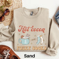 Hot Cocoa and Fuzzy Socks Sweatshirt Blue Christmas Sweater Winter Season Sweater Christmas Sweater Retro Christmas Shirt Holiday Sweater Sweatshirt – Easygoing Wear · Top Pick For Any Outfit
