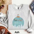 Believe Santa Claus Sweatshirt Blue Christmas Sweater Winter Season Sweater Christmas Sweater Retro Christmas Shirt Holiday Sweater Sweatshirt – Cozy Vibes · Trending Graphic Apparel