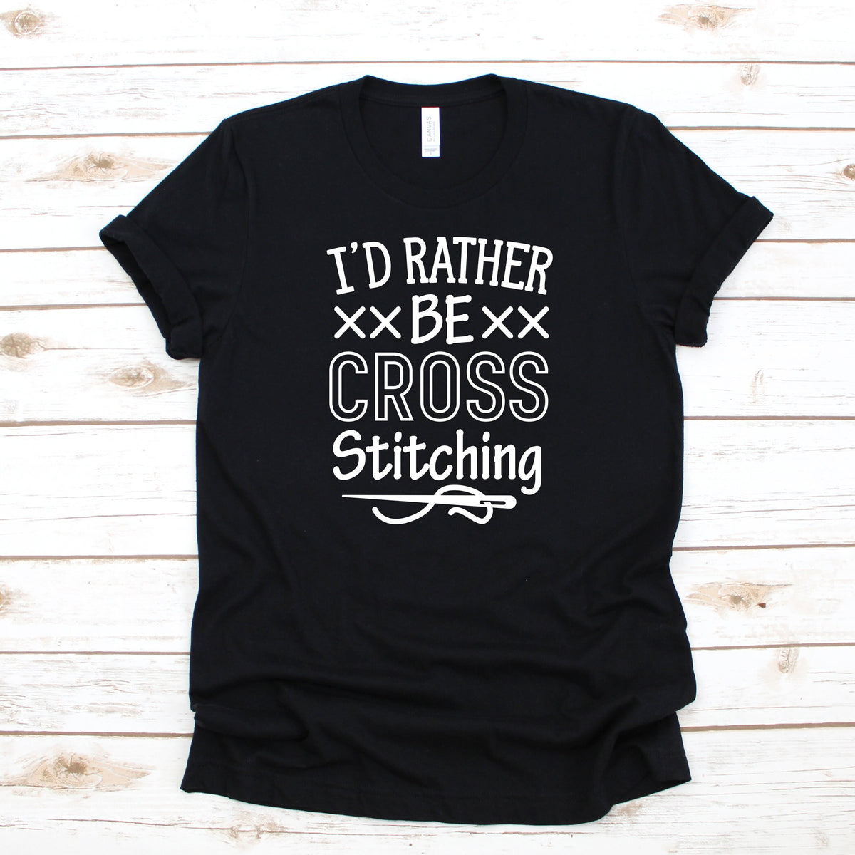 Rather Be Cross Stitching TShirt Hoodie Women39s Tee Kids Tee Long Sleeve Tank Top Sweatshirt Hoodie – Cozy Vibes · Top Pick For Any Outfit
