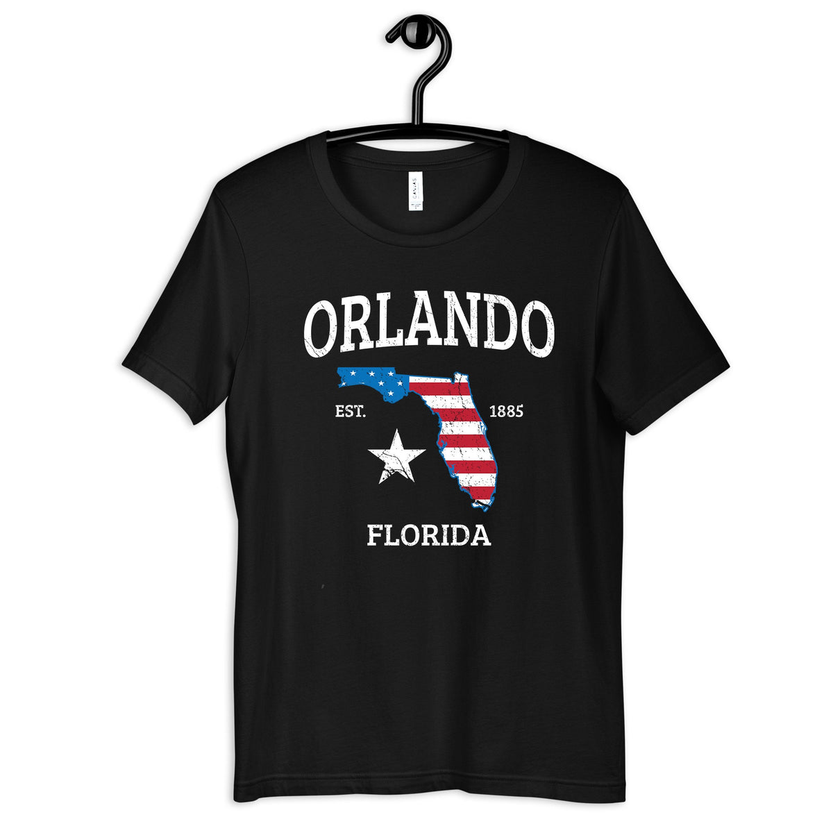 Orlando Est 1885 Shirt Orlando Florida American Flag TShirt Hoodie Womens Tee Kids Apparel Sweatshirt Tank Top Hoodie – Fan Favorite · Great Gift For Fans
