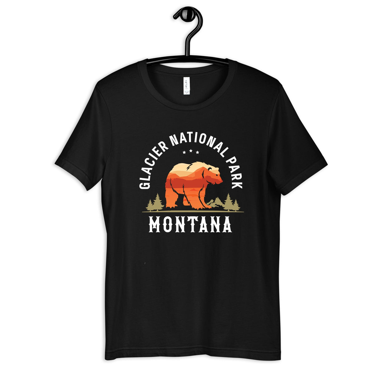 Glacier National Park Bear TShirt Montana Hoodie Women39s Tee Kids Apparel Long Sleeve Tank Top Sweatshirt Hoodie – Bold Style · High-Quality Print