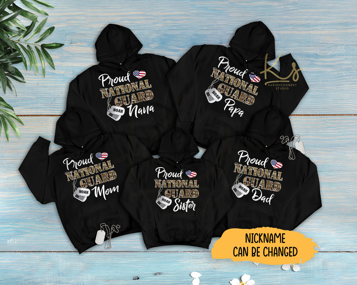 Proud National Guard Dad Hoodie National Guard Mom Hoodie US National Guard Family Matching Hoodies US National Guard Military Hoodies Hoodie – Aesthetic Look · Top Pick For Any Outfit