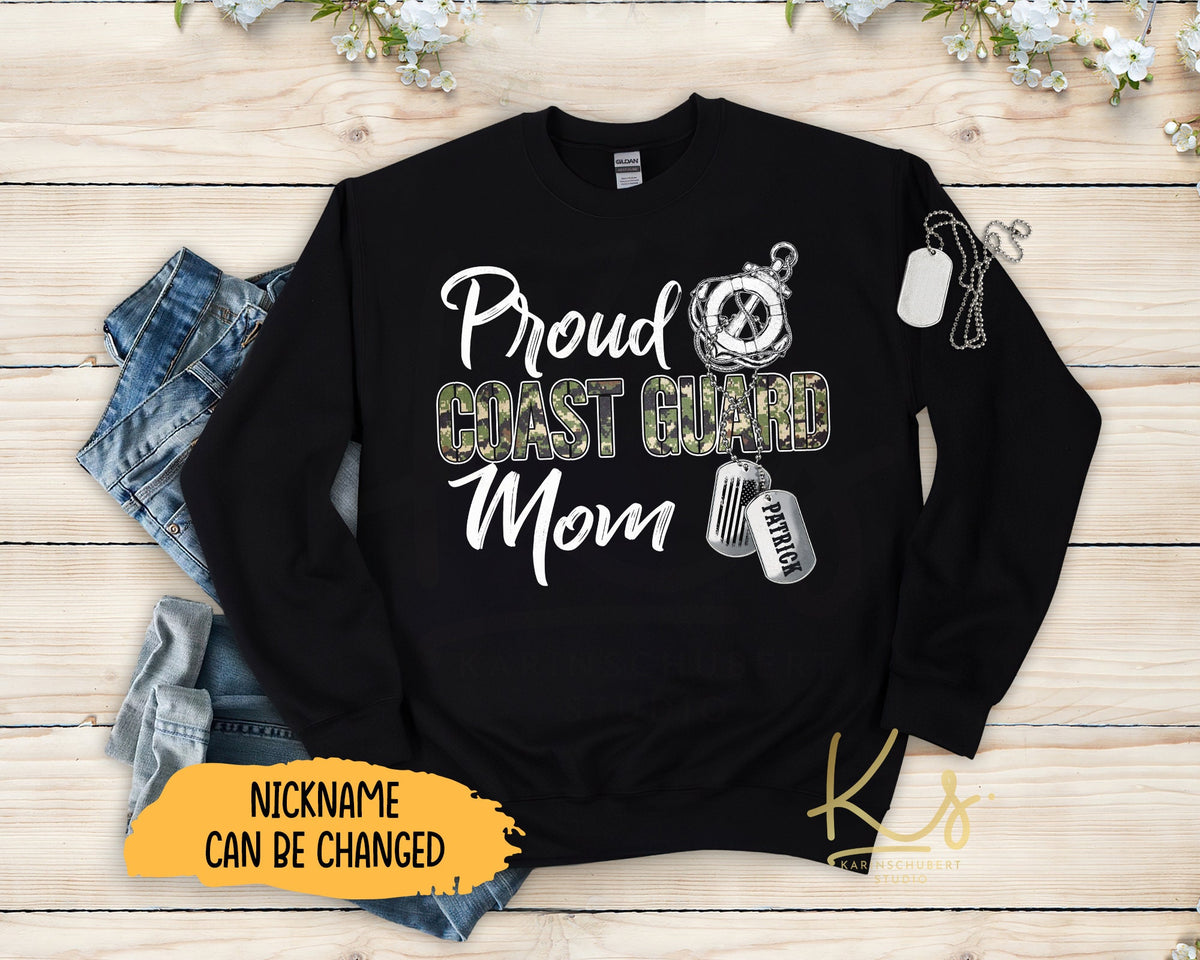 Proud Coast Guard Papa Sweatshirt US Coast Guard Military Custom Coast Guard Family Sweatshirts Coast Guard Family Matching Sweatshirts Sweatshirt – Premium Graphic · Must-Have Style