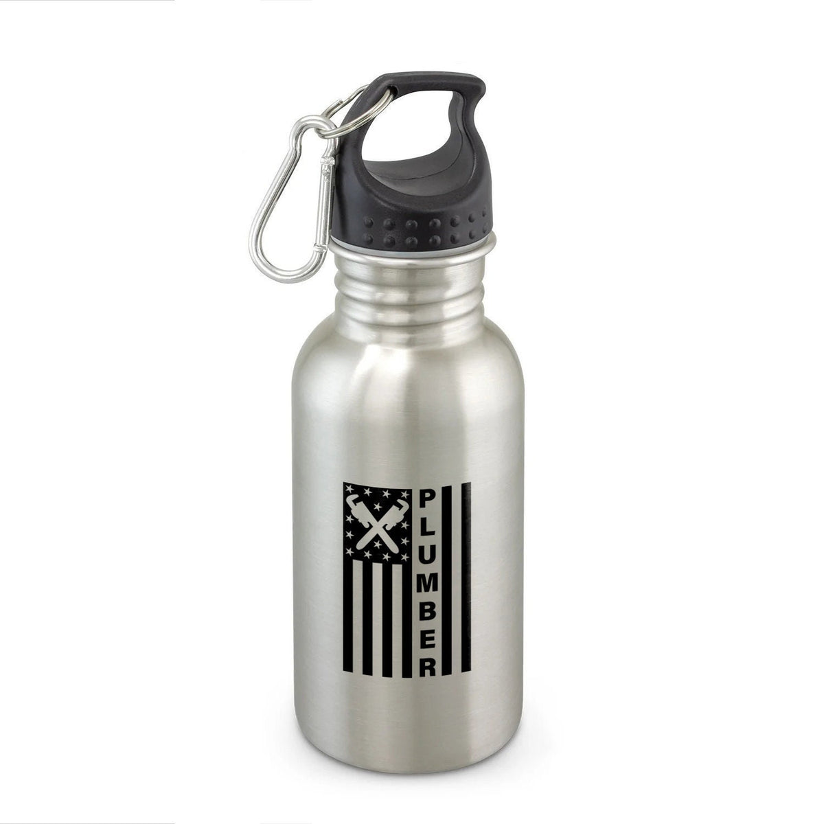 Funny Plumber Water Bottle Plumber Gift Idea Water Bottle For Plumbers Plumber Flag Graphic Tee – Fan Favorite · Perfect For Daily Wear