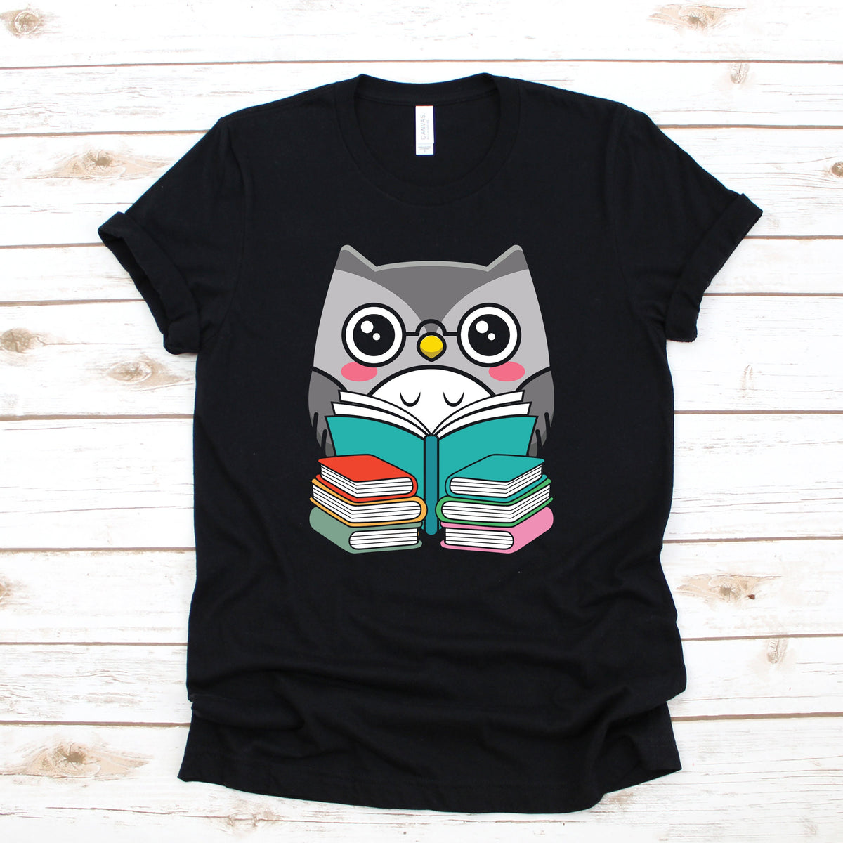Owl Reading TShirt Hoodie Womens Tees Kids Tee Toddler Shirt Long Sleeve Sweatshirt Tank Top Kids Hoodie Book Reader Hoodie – Cozy Vibes · Top Pick For Any Outfit
