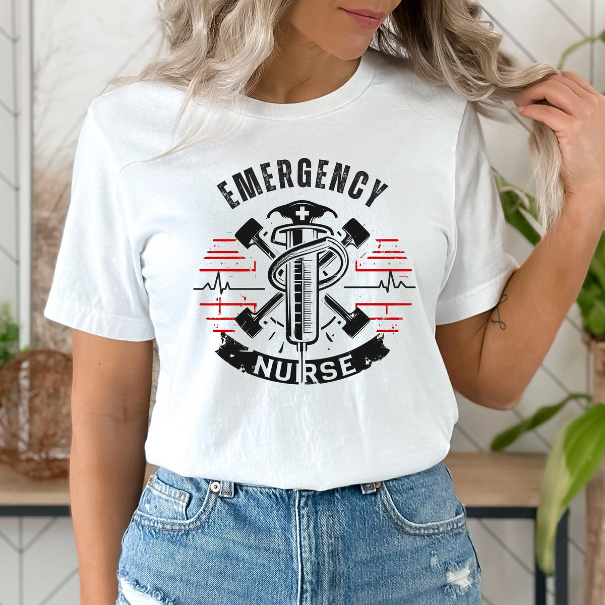 Emergency Nurse shirt ER nurse t shirt gift for emergency nurse emergency nurse Tshirt Emergency Nurse gift EMT nurse gift ICU nurse Graphic Tee – Feel-Good Design · Trending Graphic Apparel