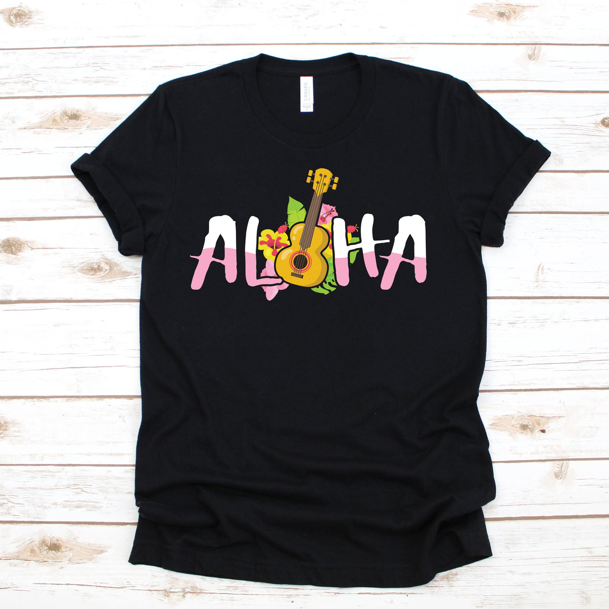 Aloha Ukulele Hawaii TShirt Hoodie Womens Tees Kids Shirt Long Sleeve Tank Top Sweatshirt Toddler Tee Hoodie – Cozy Vibes · Perfect For Daily Wear
