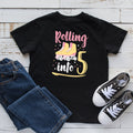 Roller Skating 5th Birthday TShirt Hoodie Womens Tees Kids Shirt Toddler Tee Long Sleeve Tank Top Sweatshirt Customized Birthday Hoodie – Bold Style · Perfect For Daily Wear