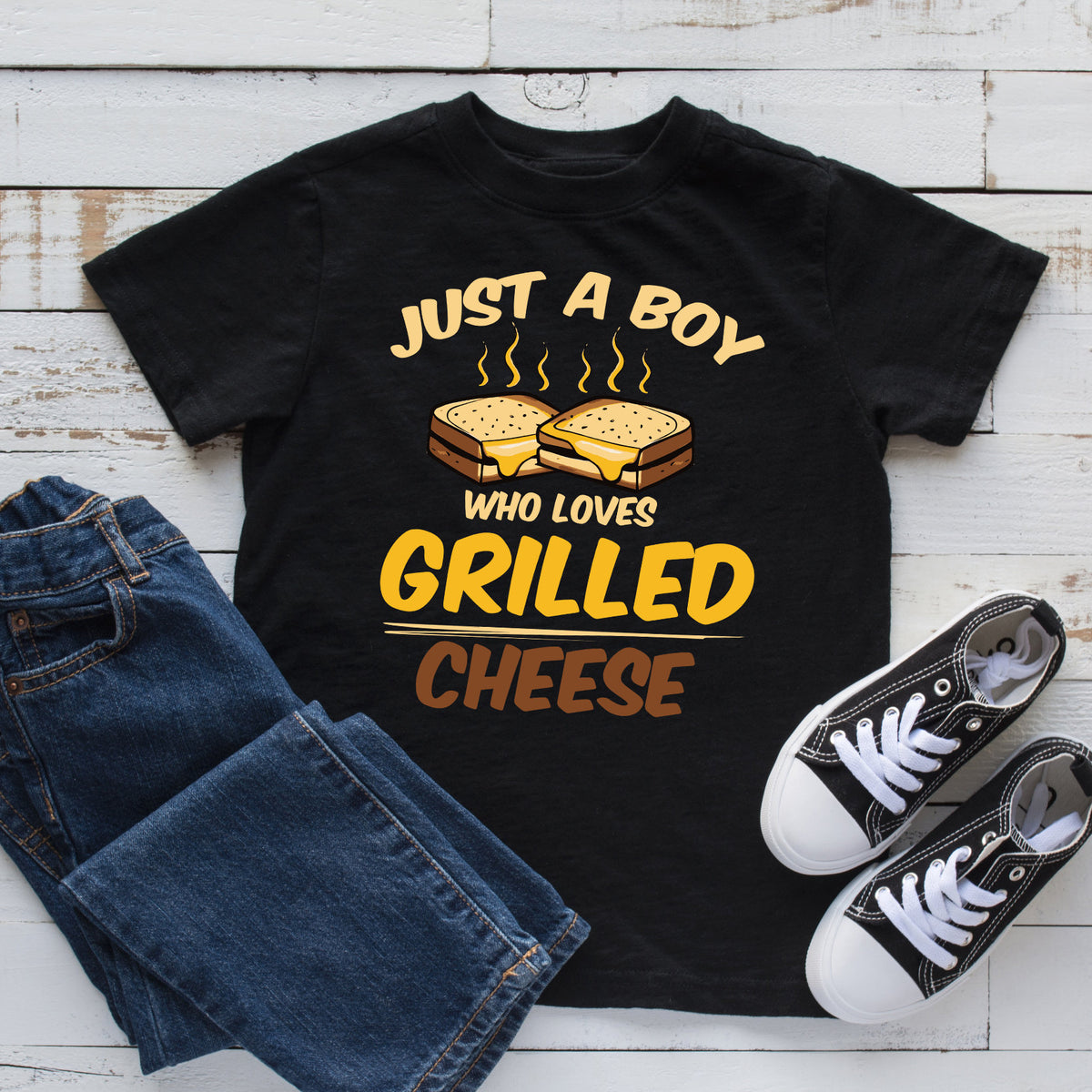 Boy Who Loves Grilled Cheese Kids Tee Toddler Shirt Kids Hoodie Cheese Lover Design Hoodie – Everyday Comfort · Trending Graphic Apparel